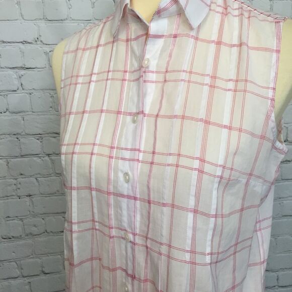 Cabi Sleeveless Plaid  - Picture 2 of 6